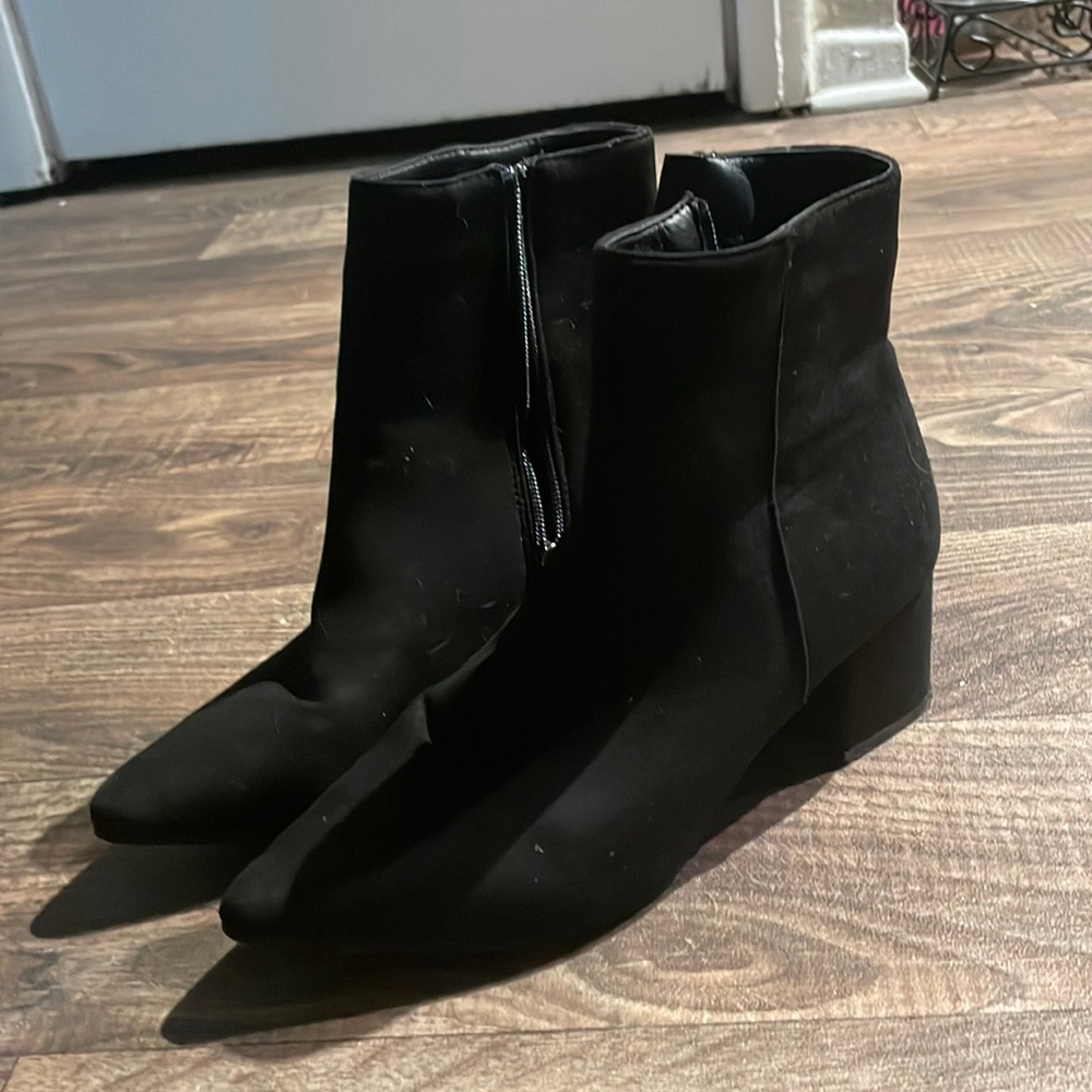 Black booties size 6.5